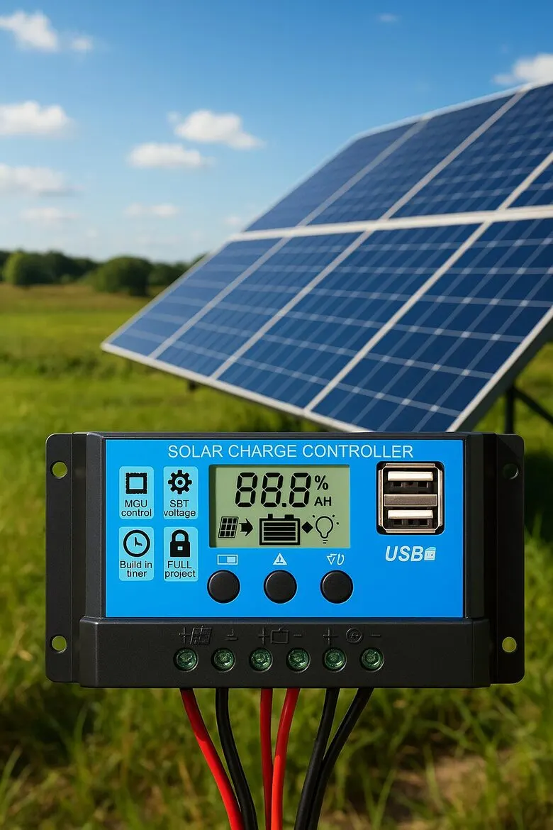 60A 12/24V Solar Battery Controller - Solar Controller with LCD, networking and internet equipment ad in Riga 1