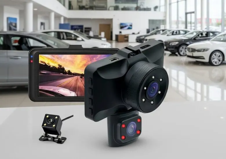 Auto videoreģistrators ar 2 kamerām (Touch Screen, Uhd, ieraksts uz kustību,..., video un drošības sistēmas sludinājums Rīgā 1
