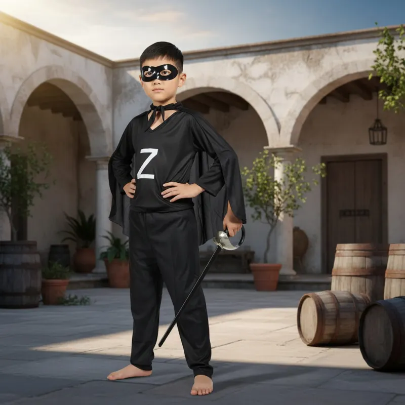 Zorro Costume (multi-piece costume, sizes S, M, L), furniture and interior, lighting ad in Riga 1